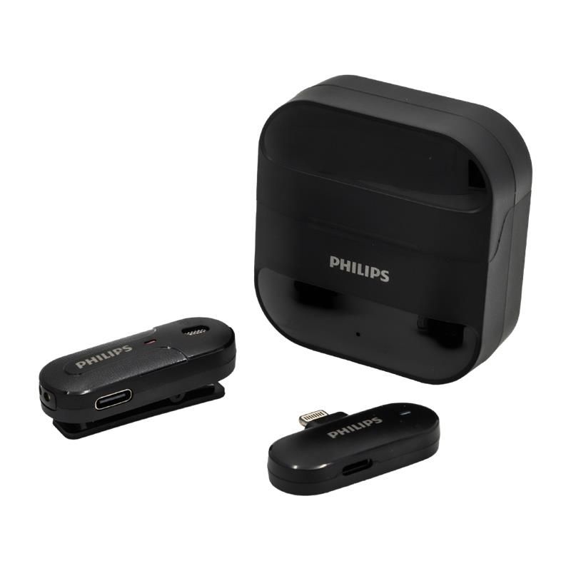  Bộ micro không dây cài áo Philips DLM9001L kết nối cổng Lighting (1 Receiver + 1 Mic) 