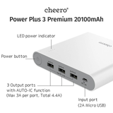  Pin sạc dự phòng cheero Power Plus 3 Premium 20100 mAh CHE-062 