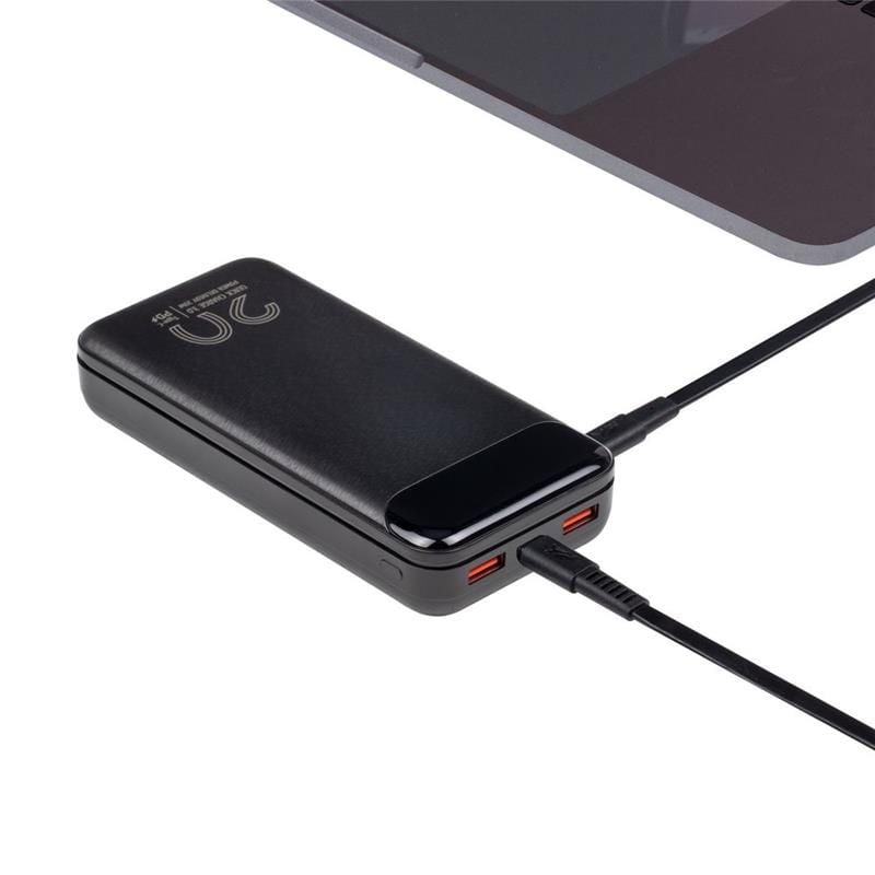  Pin sạc dự phòng Rivacase VA2580 20000mAh QC/PD 20W, LCD 