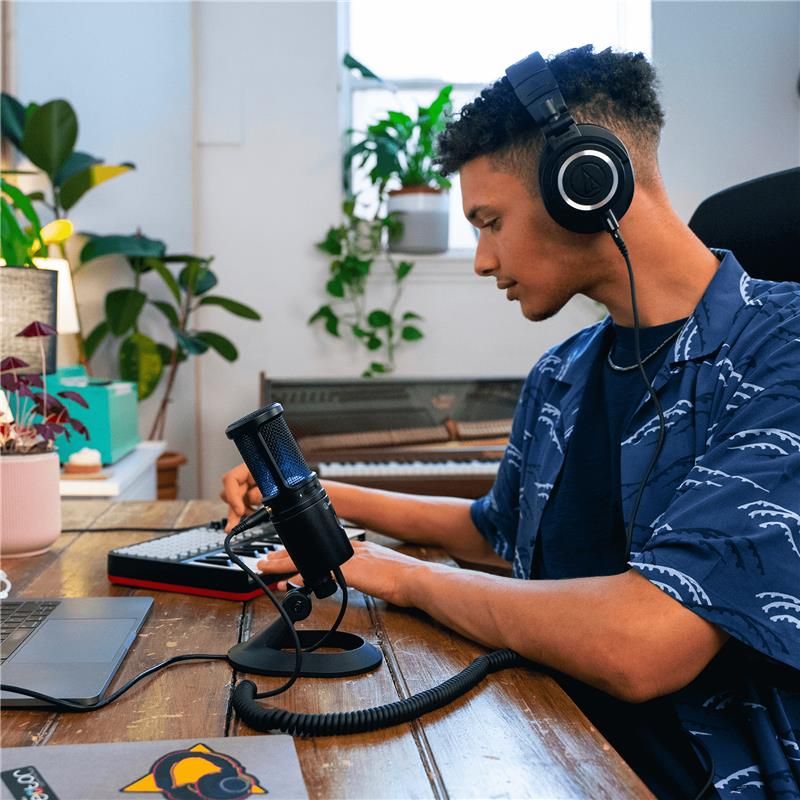  Cardioid Condenser USB Microphone Audio-technica AT2020USB-X 