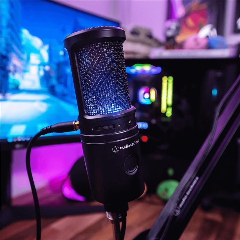  Cardioid Condenser USB Microphone Audio-technica AT2020USB-X 