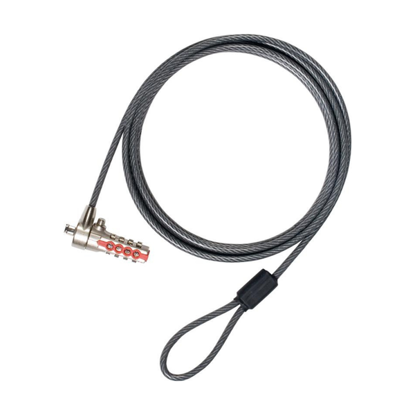  Dây cáp khoá laptop PA410SB-1 - DEFCON® Serialized T-Lock Combo Cable Lock Polybag 