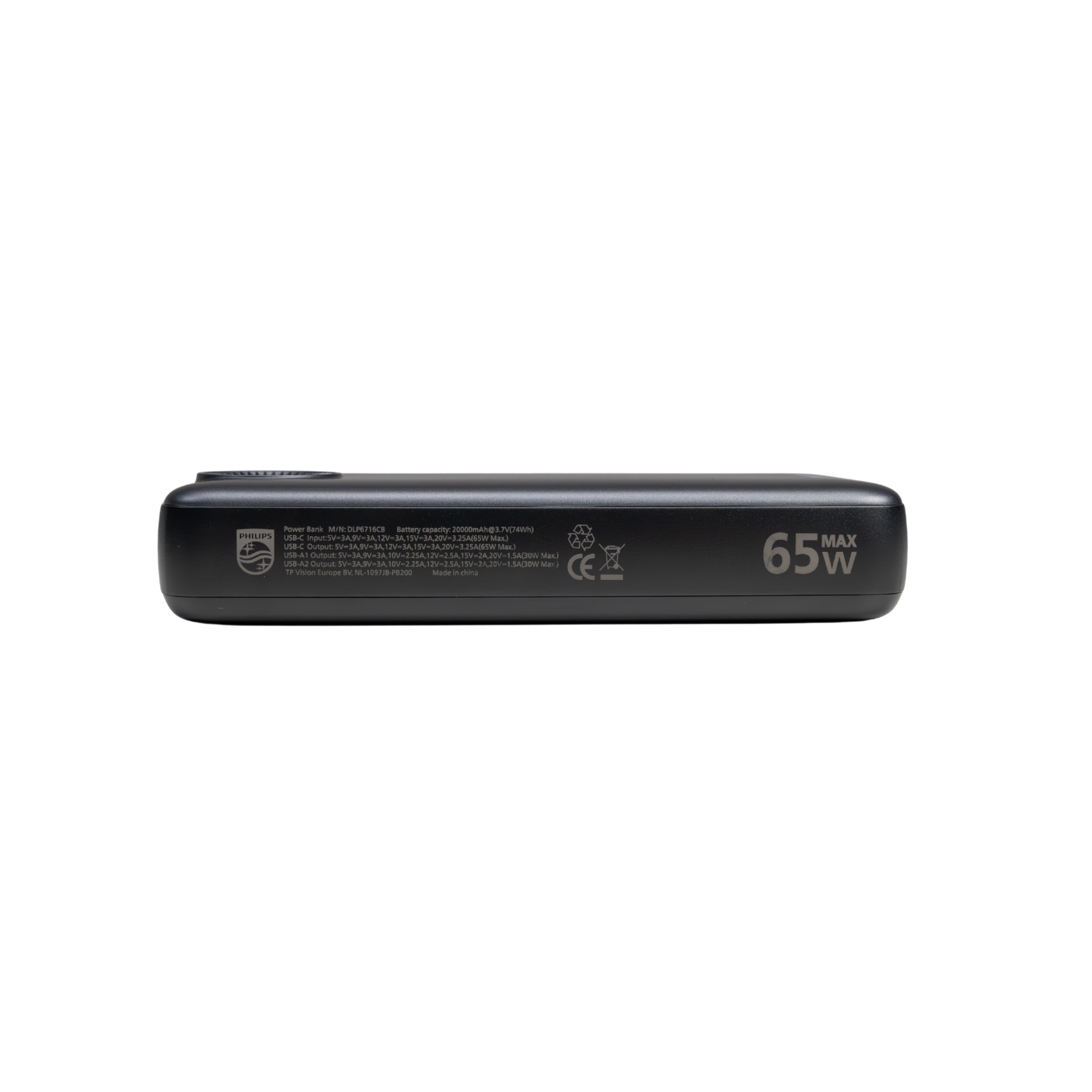  [New] Pin sạc dự phòng 20.000mAh Philips DLP6716CB PD65W - Sạc được cho Laptop/Macbook 
