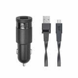  Củ sạc dùng trên ô tô RIVAPOWER PS4223 BD1 (2 USB x 3,4 A), với cáp dữ liệu Micro USB 