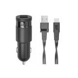  Củ sạc dùng trên ô tô RIVAPOWER PS4223 BD3 (2 USB x 3,4 A), với cáp dữ liệu USB-C 