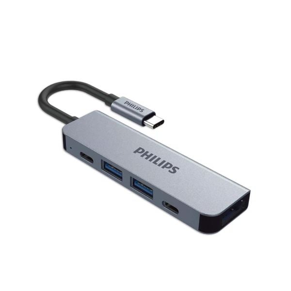  Hub Philips SWV6115G 5 in 1 USB C to HDMI+USB+PD 
