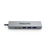  Hub Philips SWV6116G 6 in 1 USB C to HDMI+USB*2+PD+RJ45 