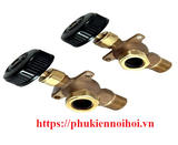 Water gauge glass valves w/Ball check