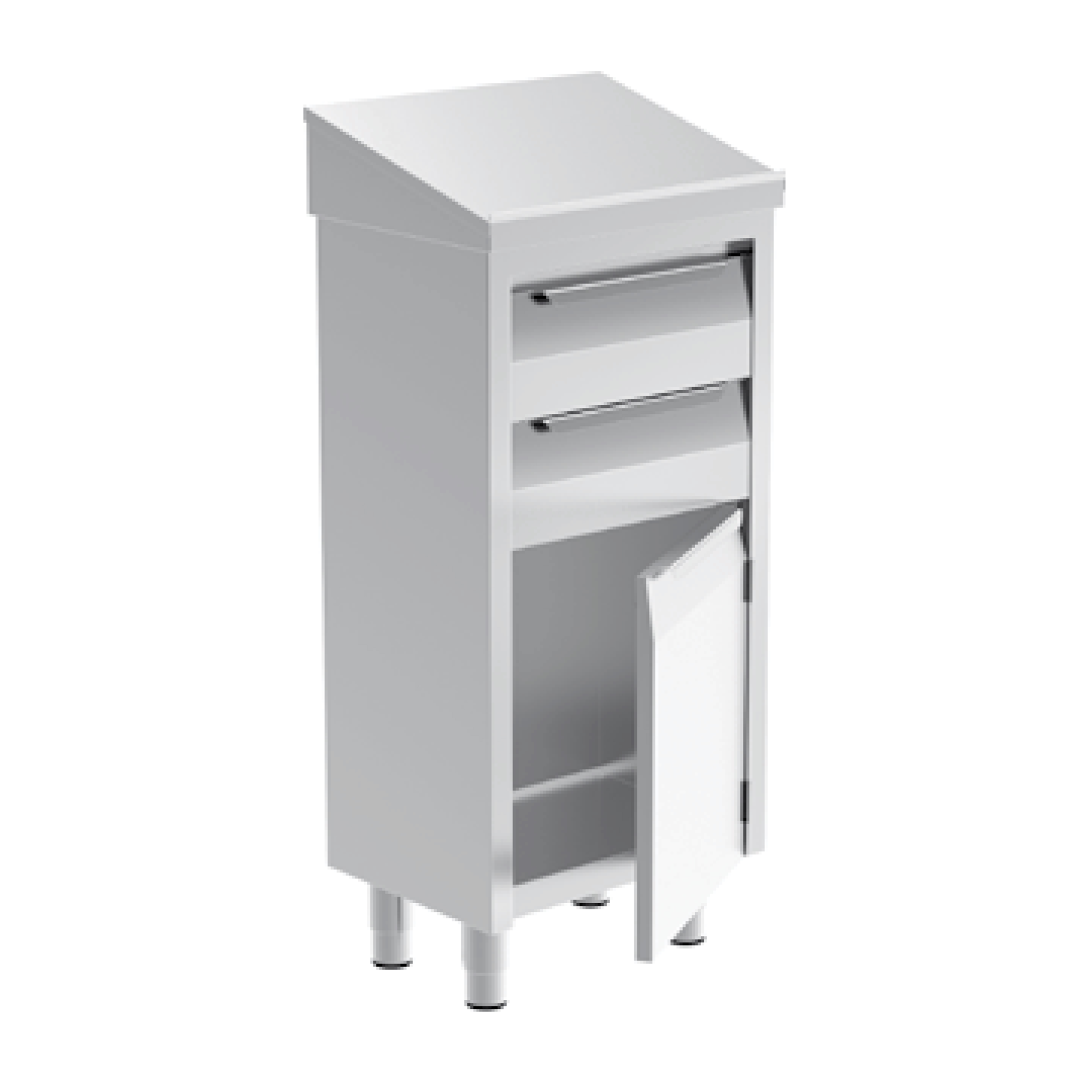  Kệ đứng viết 2 ngăn kéo và 1 cửa bản lề 