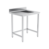 Bàn cân đá granite bên phải (có gờ chắn)