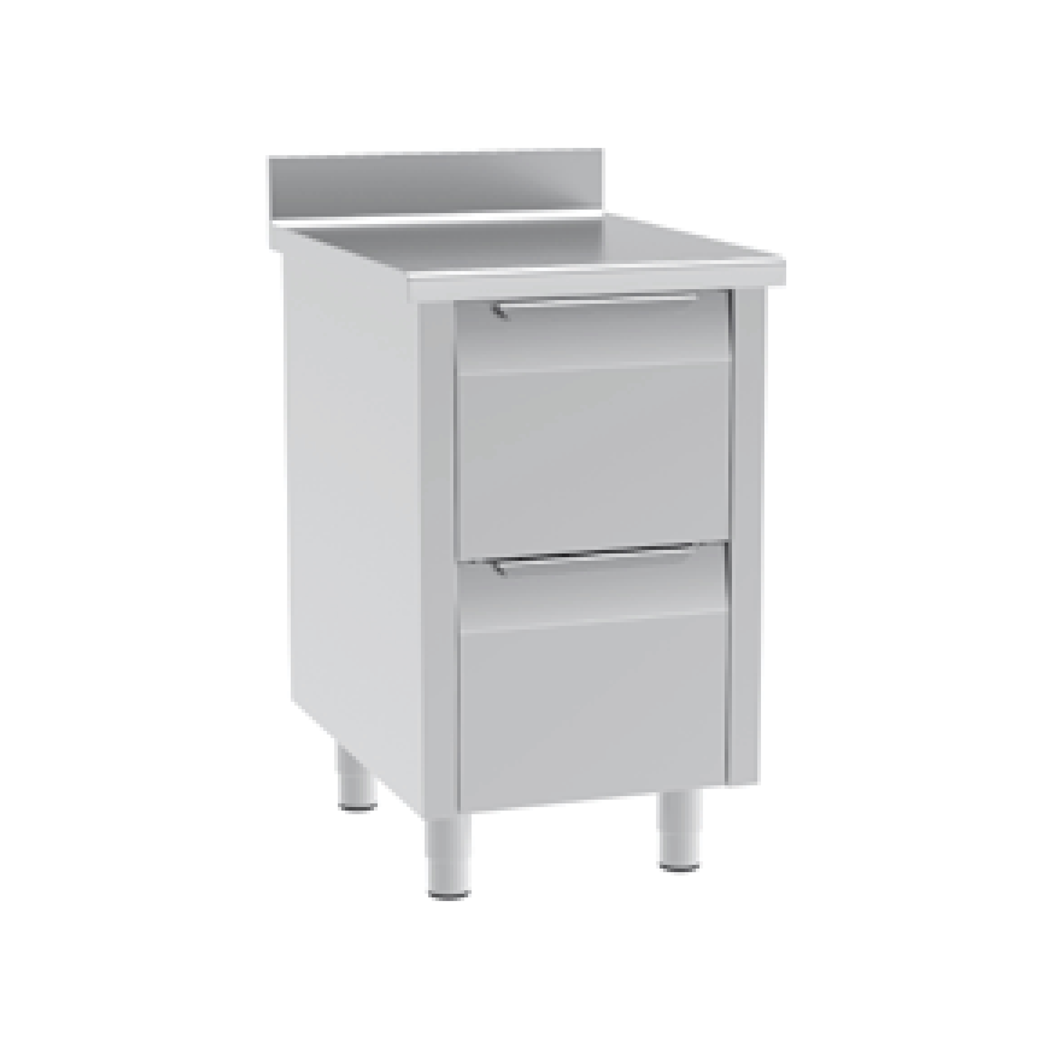  Tủ làm việc 2 ngăn kéo (có gờ chắn) 