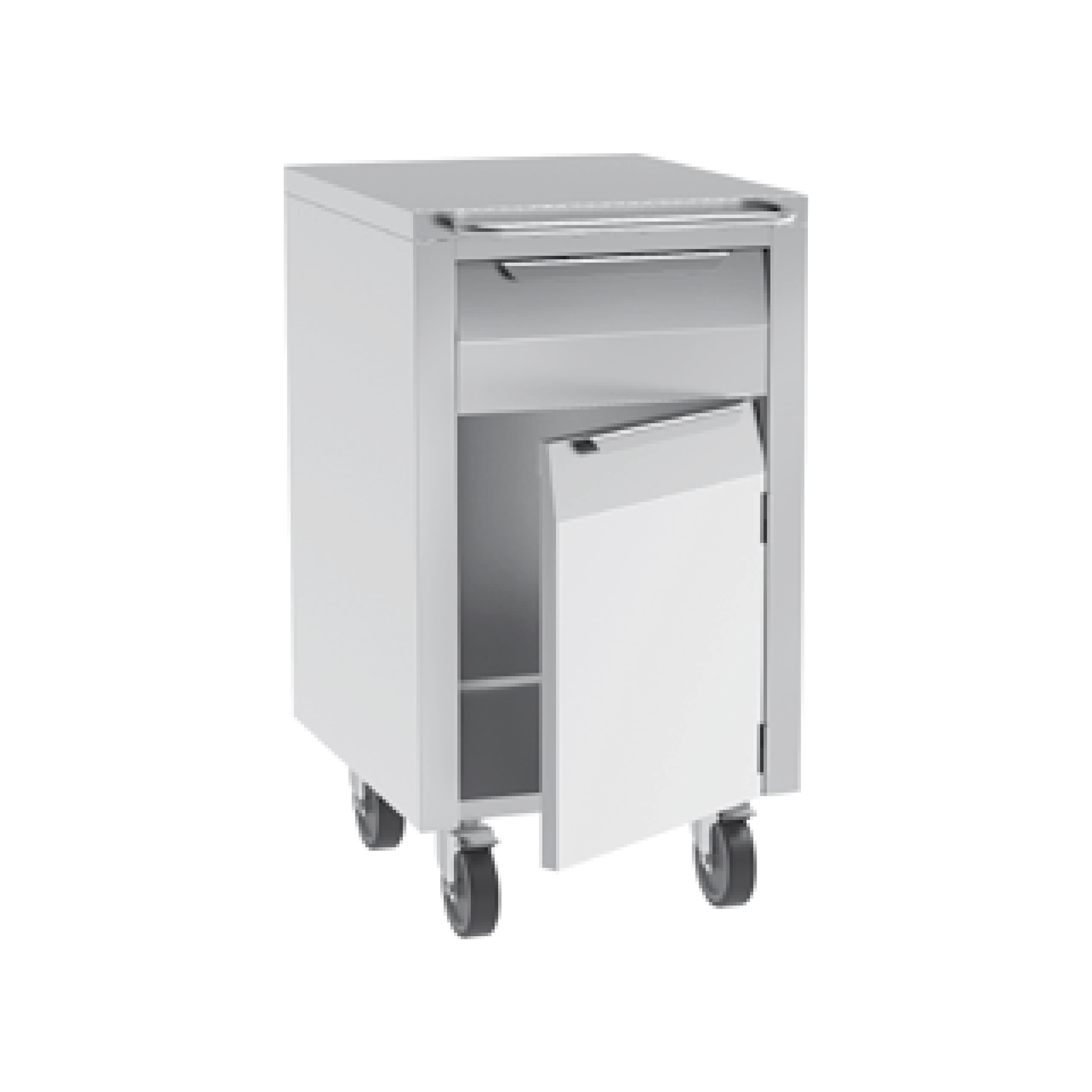  Tủ di động độc lập 1 ngăn kéo và 1 cửa bản lề H900 