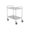 Xe đẩy 2 tầng đục lỗ (có gờ chống tràn)