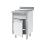  Tủ làm việc cửa mở 1 ngăn kéo (có gờ chắn) 