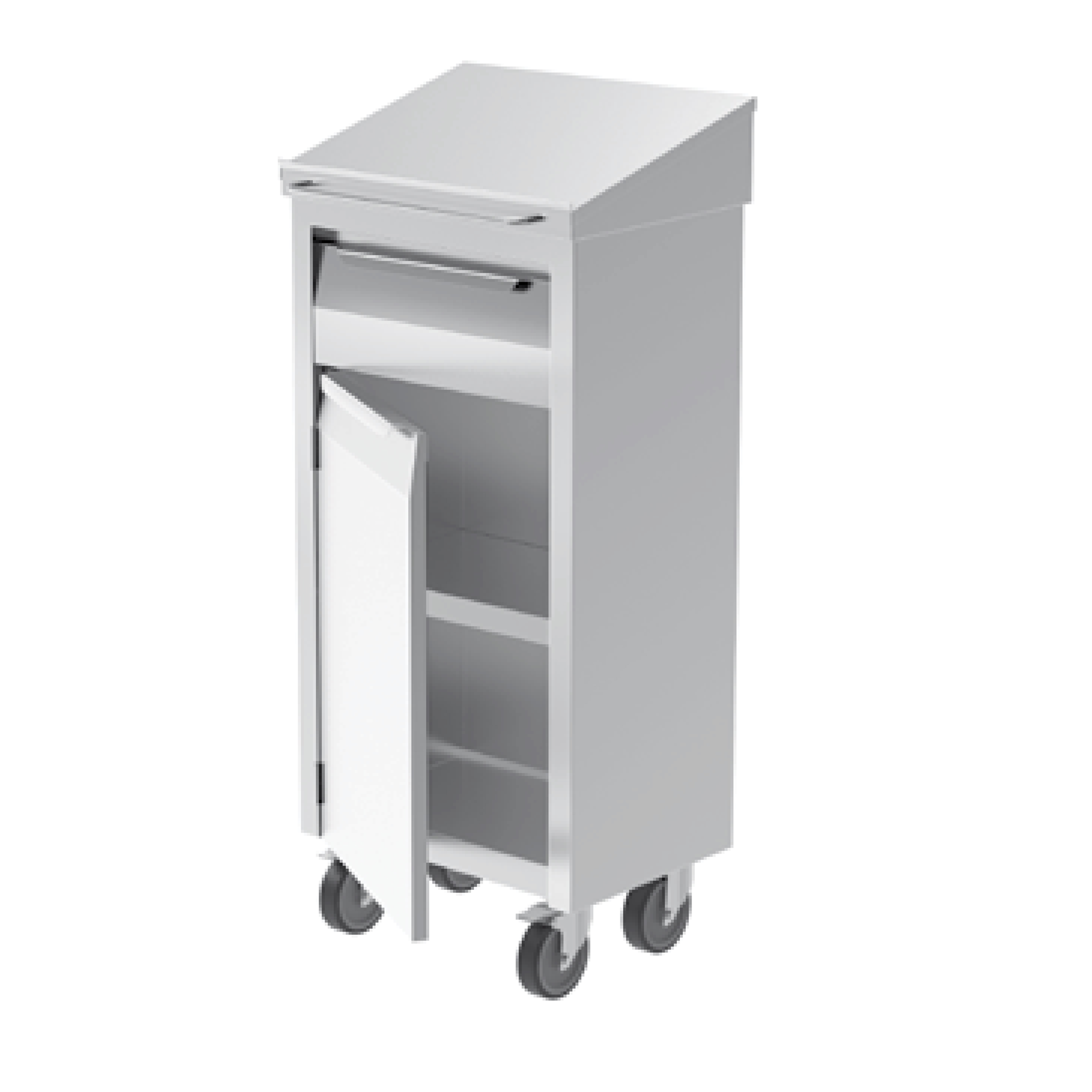  Kệ đứng viết 1 ngăn kéo và 1 cửa bản lề 