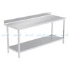 Bàn thao tác 2 tầng có gờ chắn