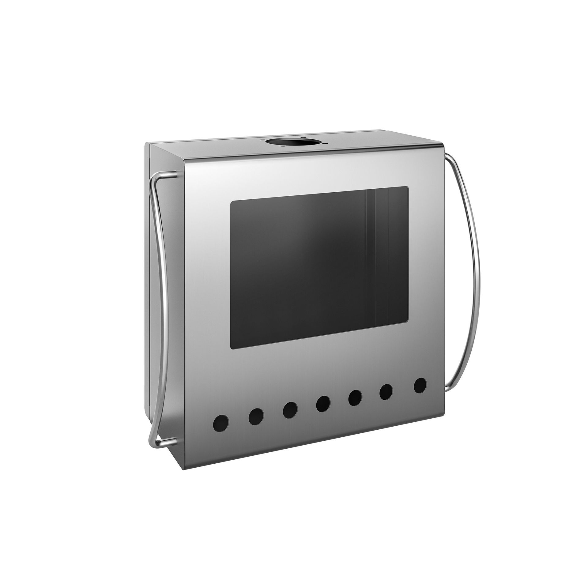  Tủ điện treo tường 2 lớp, cửa ô kính 