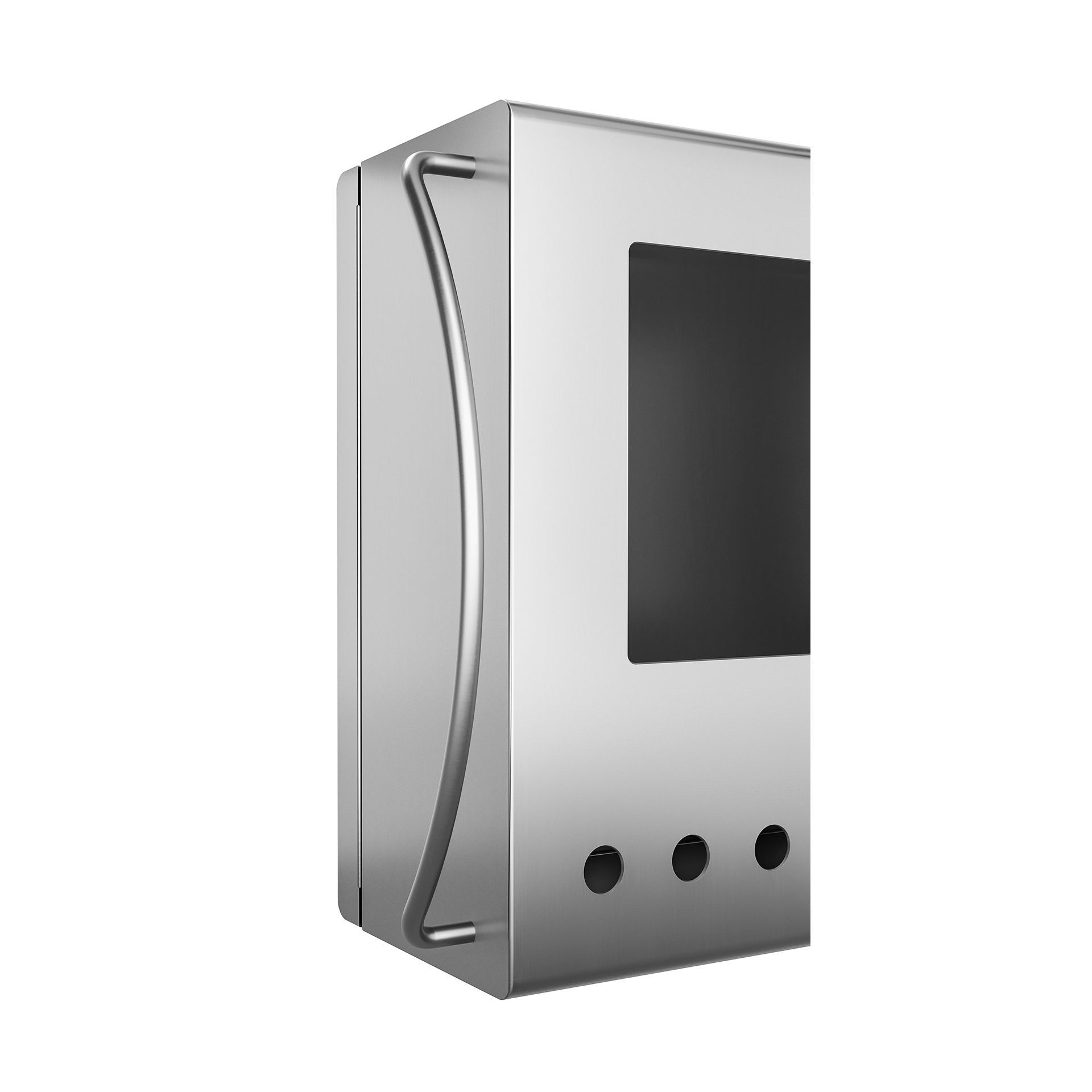  Tủ điện treo tường 2 lớp, cửa ô kính 