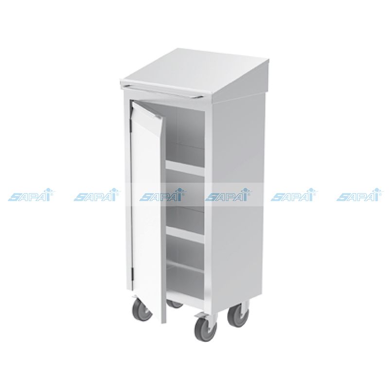  Kệ đứng viết di động có 1 cửa bản lề 