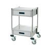 Xe đẩy dụng cụ 2 tầng, 2 hộc tủ