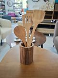  Bộ đồ dùng nấu bếp 4 món gỗ sơn màu tự nhiên MOCCASIN - 2002642 