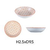  Đĩa tiêu gốm sứ ANNE màu ngẫu nhiên H2.5xD9.5 