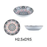  Đĩa tiêu gốm sứ ANNE màu ngẫu nhiên H2.5xD9.5 
