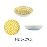  Đĩa tiêu gốm sứ ANNE màu ngẫu nhiên H2.5xD9.5 