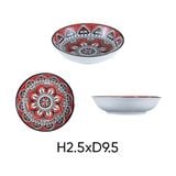  Đĩa tiêu gốm sứ ANNE màu ngẫu nhiên H2.5xD9.5 