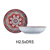  Combo 6 Đĩa tiêu gốm sứ ANNE màu ngẫu nhiên H2.5xD9.5 