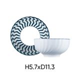  Combo 6 Bát ăn cơm gốm sứ ANNE màu ngẫu nhiên H5.7xD11.3 