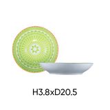  Combo 2 đĩa to gốm sứ ANNE màu ngẫu nhiên H3.8xD20.5 