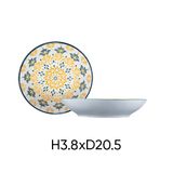  Combo 2 đĩa to gốm sứ ANNE màu ngẫu nhiên H3.8xD20.5 