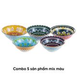  Combo 5 bát canh gốm sứ ANNE màu ngẫu nhiên H3.3xD14.2 