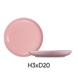  Combo 4 đĩa gốm sứ ANNE màu ngẫu nhiên H3xD20 
