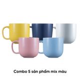  Combo 5 cốc gốm sứ ANNE màu ngẫu nhiên H11.5xD8.5 