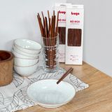  Bộ đũa ăn 10 đôi gỗ sơn nâu L25 MOCCASIN - 2002640 