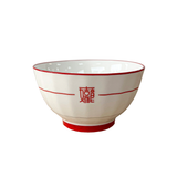  Bát cơm sứ trắng họa tiết H5.8xD11.2 SAKURA   - 2002603 