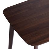  Bộ bàn ghế ăn gồm 1 bàn và 4 ghế Gỗ cao su/MFC màu tối PALL-MALL 