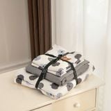  Chăn cotton lụa họa tiết hoa 1m8 x 2m 