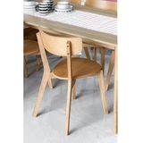  AALBORG Ghế ăn Gỗ cao su/plywood Tự nhiên D50.5xW49.5xH80 