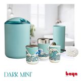  Bộ 5 vật dụng phòng tắm Xanh Hoạ tiết Sóng biển DARK MINT 