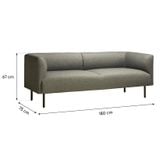  Sofa hai chỗ DENVER 1m8 