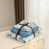  Set ga gối 3 món cotton lụa họa tiết hoa 
