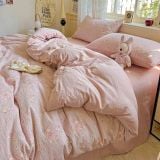  Bộ Chăn Ga Gối 4 Món Cao Cấp Cotton Xô 