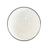  Bát mì sứ trắng họa tiết  H7.5xD15.1 IVY - 2002574 