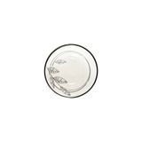  Đĩa tiêu sứ trắng họa tiết  H3xD9.5 IVY - 2002572 