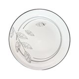  Đĩa sâu sứ trắng họa tiết  H3.2xD17.9 IVY - 2002575 