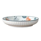  Đĩa sâu lòng sứ trắng họa tiết H3.6xD20 SAKURA  -2002611 