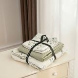  Chăn cotton lụa họa tiết hoa 1m8 x 2m 